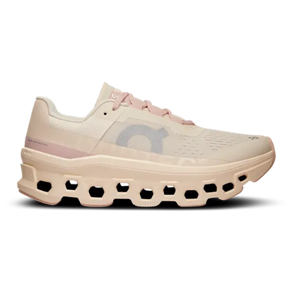 On Cloudmonster-Tan/Pink