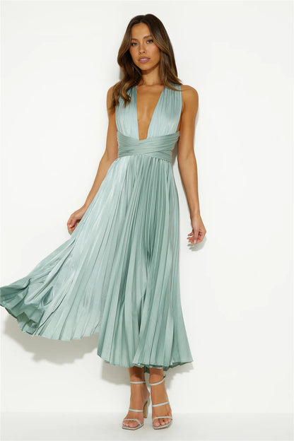 Prime Asset Midi Dress Sage