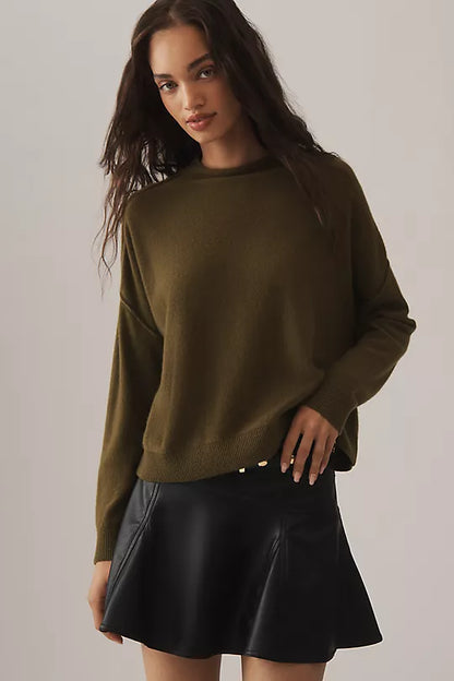 The Alani Cashmere Mock-Neck Sweater