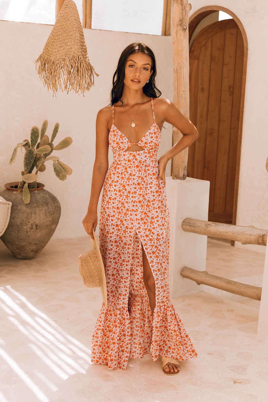 HELLO MOLLY Walk At Dawn Maxi Dress