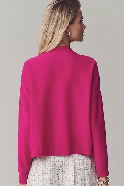 The Alani Cashmere Mock-Neck Sweater