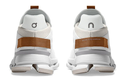On Cloudnova 'White Pearl Brown'